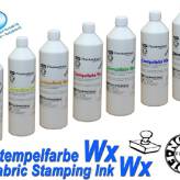 Farba do stemplowania tkanin WX - 1000 ml czerwona