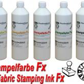 Farba do stemplowania tkanin FX - 1000 ml żółta