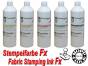 Farba do stemplowania tkanin FX - 1000 ml żółta