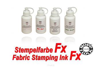 Farba do stemplowania tkanin FX - 50 ml czarna