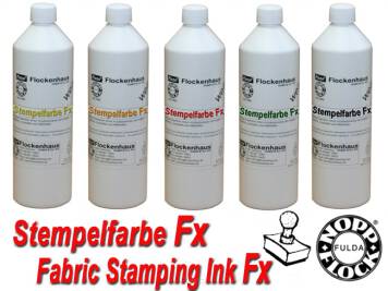 Farba do stemplowania tkanin FX - 1000 ml pomarańczowa